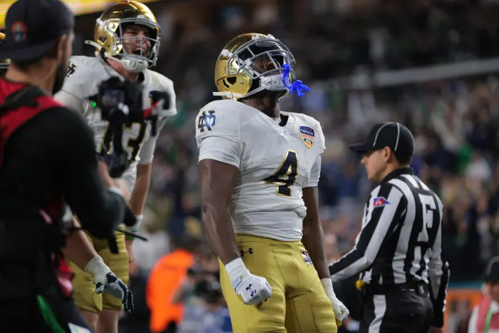 Jeremiyah Love Eager for Notre Dame’s Championship Rematch Against Ohio State